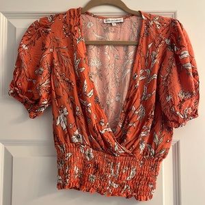 Bright floral top